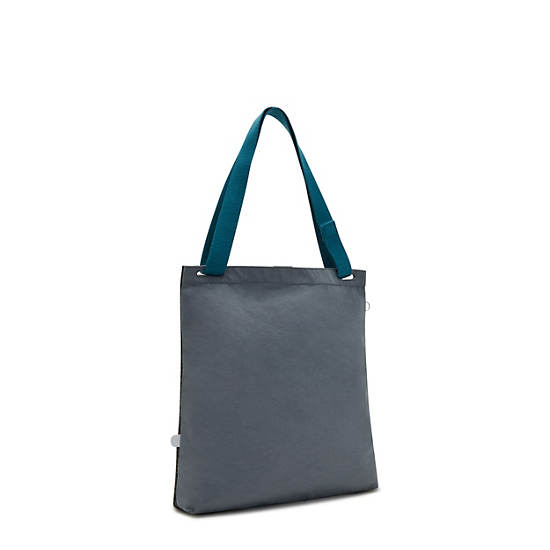 Torby Tote Kipling Annas Czarne Szare | PL 1776HA